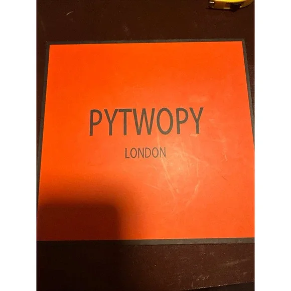 PYTWOPY London Navy Blue Leather Wallet Folio Phone Case with Screen Protector - Picture 4 of 5